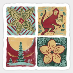 Bali Tile Arts Sticker